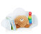 Relaxdays Wandregal Wolke, Hängeregal fürs Kinderzimmer, MDF, Deko, Wandbücherregal Kinder, HBT 31,5 x 60 x 21cm, weiß