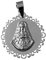 Inmaculada Romero IR Silberanhänger 925m Medaille 20mm. Virgen del Rocío Cercoc Cercado