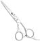 Kasho Chrome Series Offset-Haarschneideschere, 14 cm Länge