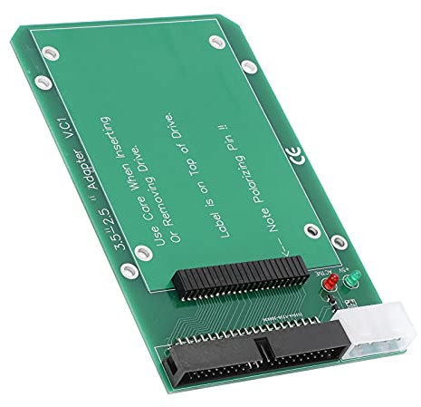Annadue IDE 2.5 to 3.5 Adapter, 44 Pin 2.5-inch IDE Hard Drive of Laptop to 40 Pin 3.5‑inch Desktop PATA Port, HDD Hard Disk Drive to PATA Port Connector Card