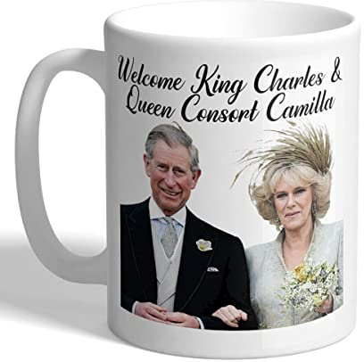 I Love Mugs - Welcome King Charles & Queen Consort Camilla - Mug, Ceramic, 11fl.oz.