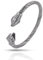 SIPURIS Wikinger-Armband für Herren doppelter Drachen Schlange nordischer Wikinger Armringe verstellbar offener Armreif Edelstahl gedrehte Kabelmanschette Armreif heidnischer Wicca-Schmuck