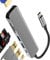 USB C Hub to HDMI+TF+SD Card Reade+Dual USB Port Adapter(6in1)Charger Multiport Splitter Dongle Apple IPhone15 Pro Max Ipad Thunderbolt Docking Station Monitor Laptop Mouse for Surface duo Dell Lenovo
