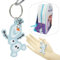 Disney Frozen Schlüsselanhänger, Gummi Schlüsselanhänger, 2D Schlüsselanhänger Zubehör Kinder, weicher Schlüsselanhänger Ornament mit Metall, Einheitsgröße, 1 x Olaf-Schlüsselanhänger, One size