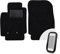 moto-MOLTICO Vorne Fußmatten Auto Velours Autoteppiche Schwarz Automatten Set 2-teilig passend für Renault Clio III 2005-2011
