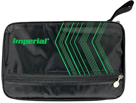 Imperial Tischtennis Schlägerhülle ITT-2 | Einzelschlägerhülle mit separater Fronttasche für Zubehör