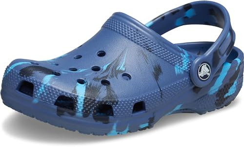Crocs Unisex Kinder Classic Clog K , Marbled Navy Multi, 28/29 EU