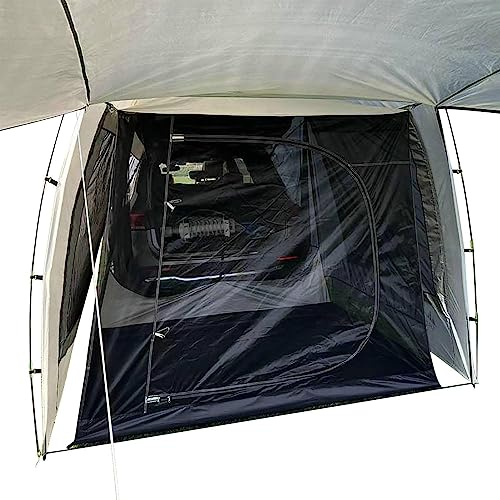 Campingzelt, Zelte für Camping, SUV für Camping, Faltbares UV-beständiges Auto Heckverlängerungszelt, Auto-Markise Sonnenschutz für Outdoor, für Camping 4 Personen, Camping Road Trip