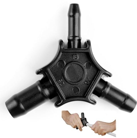Svasatore Multistrato Per Tubi Multistrato - Calibratore/Sfusatore Con Impugnatura Ergonomica - Diametri 16-20-26 - Per Lavori Con Tubi PEX-AL-PEX