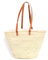 Varletta Capazo Playa Clasico de Palma Natural y Fabricación Artesana - Bolso de Playa de Esilo Mediterraneo - Cesta de Compra de Palma