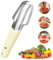 RosyFate Couteau Pasteque 3 en 1, Coupe Melon, Trancheur de Pastèque, Decoupe Pasteque, Trancheur de Pastèque, Ensemble d'Outils de Fruits, Fourchette à Fruits