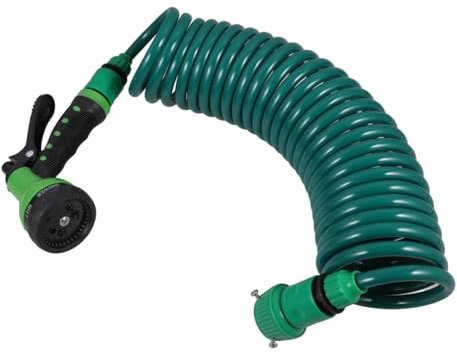 Parliky Autowaschwasser-Sprühpistolen-Set garten wasserschlauch gewickelter Schlauch erweiterbarer Schlauch autowaschbürste auto waschen Spulenwasserschlauch Wasserschlauch für Garten Eva