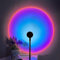 enwant USB Sunset Lamp LED Projector Light for Live Streaming and Selfies, Blue and Purple