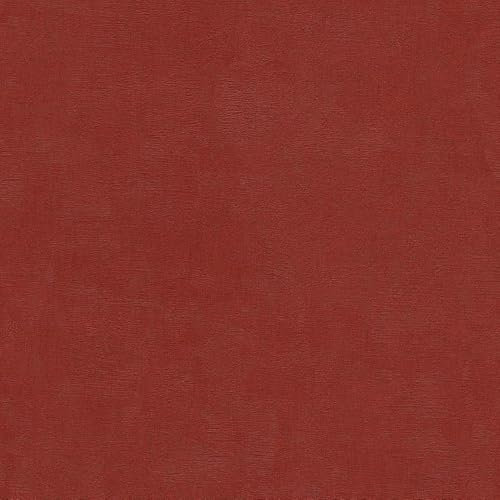 Plain Textured Burgundy Red Wallpaper - Modern Stylish Feature Wall Contemporary - Paste The Wall Vinyl