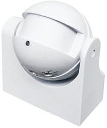 Detector de movimiento por microondas, alta precisión, ajuste de sensibilidad, cobertura amplia; ideal para seguridad y automatización del hogar.