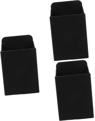 Alipis 3 Pièces Seau De Stockage De De Bouteille Porte-bouchon De Bière Suspendu Porte-capsule De Bière Peu Encombrant Collecteur De Capsules De Bière Mural Black Le Fer