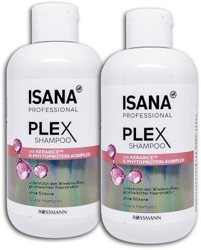 2 er Pack ISANA PROFESSIONAL Plex Shampoo 2 x250ml