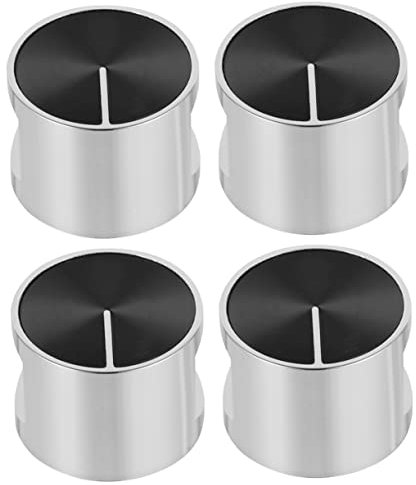 Gadpiparty 4pcs Stove Knobs Replacements Gas Cooker Knobs Metal for Range Hob Easy to Use