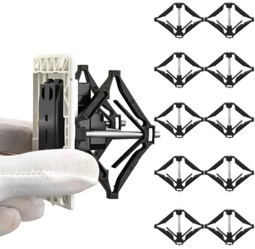 COYUN 10 PCS Montaggio A Parete Scatola Strumento di Riparazione Tipo Interruttore Cassette Riparatore Supporto per la Riparazione della Scatola, 86mm