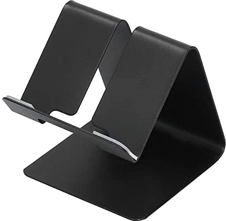 Mobiltelefonständer, Schreibtisch Robuster Mobiltelefonhalter, Handyständer Mobiltelefonhalter, Handyständer Aluminium -Metall -Telefonhalter für Mobiltelefone All Smartphone (SILVER) (GOLD) (BLACK)