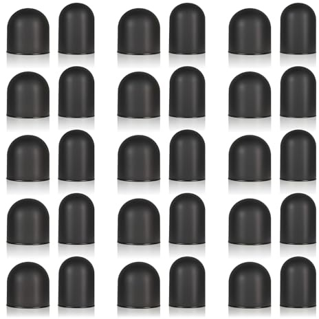 30 Pcs Silicone Tablet Pen Nibs, 0.2'' & 0.28'' No Scratches Stylus Pen Tips Soft Surface Pens Tips Replacement Universal Nibs Tablet Accessories for Touch Screen Pens Phone (Black)