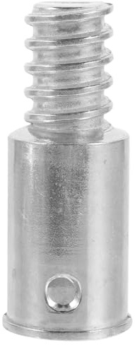 Homoyoyo Broom Handle Threaded End Adapter Iron Replacement Tip for Poles Compatible with Mop and Broom Handles for Household and Commercial Cleaning