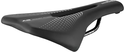 Selle Italia A3 - Selle de vélo de Route Confortable, Rembourrage en Gel, Trou Anatomique Flow, imperméable et Ergonomique