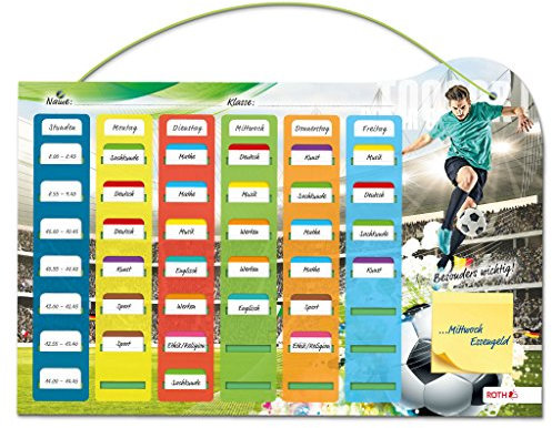 Roth Klipp+Klar Stundenplan Steck Fix Fußballer A3