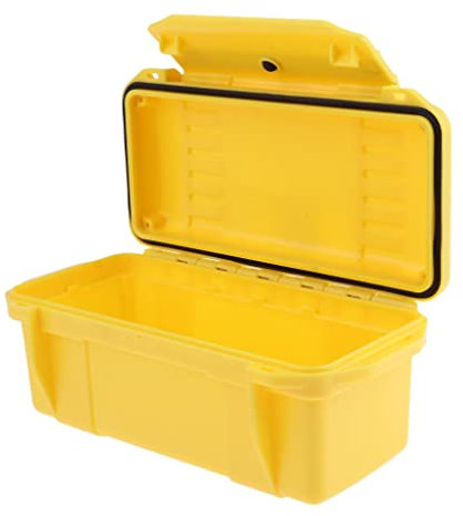 P Prettyia Werkzeugbox/Werkzeugkoffer/Werkzeugkasten Camping Werkzeug Organizer - Gelb