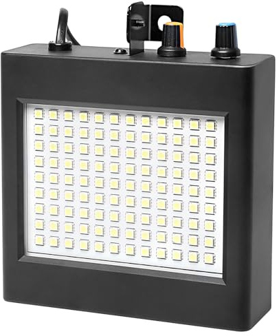 Mini Strobe Light, 108 Led White Strobe Lights, Disco Light for Party