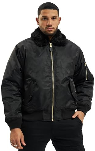 Brandit MA2 Fur Collar Jacket, Farbe: black, Größe: S