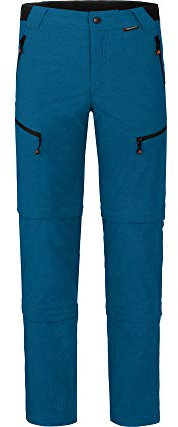 Bergson LEBIKO Doppel Zipp-Off mit T-Zipp | Herren Wanderhose, robust elastisch, Blue Sapphire [307], 50 - Herren