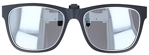 Sonnenschutzvorhänger/Solar Cover Bavaro in Schwarz mit Polarisation mit Gläserfarben in Silber