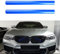1 Paar Kühlergrill Einsatz Ersatz für BMW 1er 2er 3er 4er F30 F31 F32 F34 F35 F36 G20 G21 G28 G29 F20 F21 F22 F23 F24 F44 F40 2012-2018, Frontgrill Einsatz Streifen Einsatz Zierleiste(Blau)
