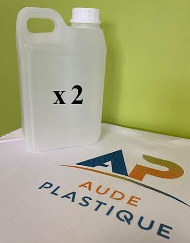 Générique Jerrycan 2 litres Blanc Naturel Translucide