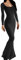 AnotherChill Women's Casual Lounge Slip Long Dress Sexy Long Sleeve Backless Bodycon Maxi Dresses 2023 Summer Slim Elegant, Long-Sleeve-Black, M