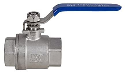 Edelstahl-Kugelhahn 1 Zoll BSP, Innengewinde zu Innengewinde, Vollluftventil für Wasser, Öl und Gas