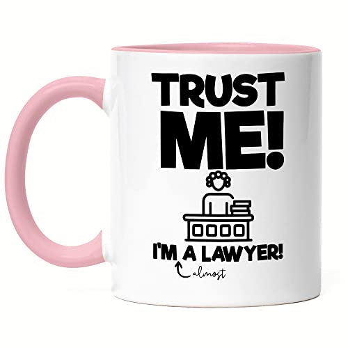 Hey!Print Lawyer Tasse Rosa Law Lawyer Anwalt Gericht Gesetz Paragraph Jus Jura Lernen Studium Verhandlung Gerechtigkeit