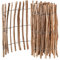 KADAX Cloture a Piquets en Bois de Noisetier pour Jardin, Ganivelle Naturelle et Durable pour Delimitation de l'Espace Exterieur (4-6 cm, 80 x 500 cm)