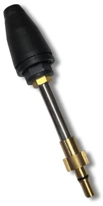 Dreckfräse Rotordüse für Kärcher HD Nilfisk Gerni Lavor Ferrix Black & Decker Bosch 10-fache Reinigungsleistung ca.15cm lang (Für B & D Bosch Parkside Nilfisk)