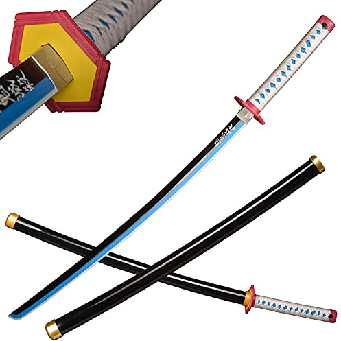 ACTASITEMS Japanese Anime Cosplay Prop ACTASITEMS Wooden Sword - 104cm, Katana -Tomioka Giyuu