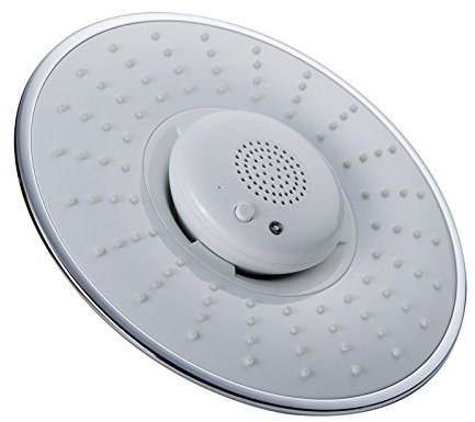 Bluetooth Speaker Showerhead, Waterproof Portable Wireless Water-Resistant Speaker Music Shower Head, Premium Rain Shower Head for Home Bathroom Kitchen Outdoors.