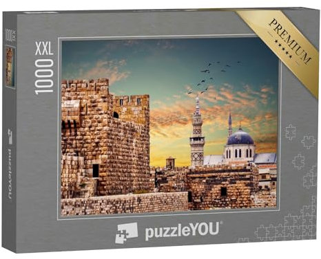 Puzzle 1000 Teile XXL „Große Umayyaden-Moschee in Damaskus, Syrien“ – aus der Puzzle-Kollektion Christentum