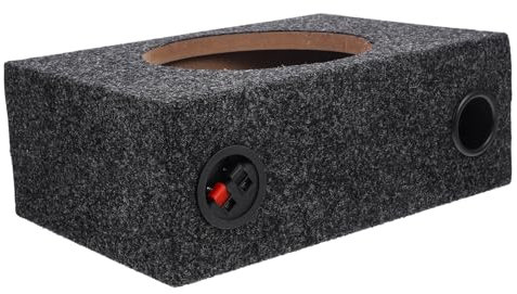 FELTECHELECTR 8-Zoll Subwoofer Gehäuse Mit Teppichboden Versiegelt Kompatibel Mit Auto Soundsystemen Hochleistungs Subwoofer Kasten Für Audio