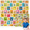 Edibaby, Alfombra Bebe, 200 x 180 cm, 1 cm Grosor, Diseño Infantil, Acolchada de XPE, Reversible y Plegable, Tapete Actividades, Colchoneta para Niños para Juegos en el Suelo (Playground Edition)