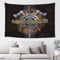 PDNMIJHD Amon Amarth Wandbehang, Wandteppich für Wohnheim, Schlafzimmer, dekorative Heimdekoration, 152,4 x 101,6 cm