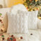 XNSHUN 2er Set Kissenbezug Weihnachten, Deko Kissenhüllen Weihnachtsdeko Plüschkissen Sofakissen Deko Bezug, Zierkissenbezug Für Kissen Sofa Schlafzimmer Wohnzimmer (50x50cm,Weiß-Weihnachtsbaum)