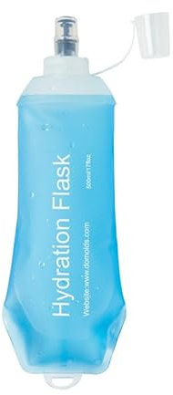 Borraccia morbida da 500 ml, per corsa, pieghevole, a tenuta stagna, per trail running, ideale per corsa, escursionismo, ciclismo, arrampicata e attività rigorose