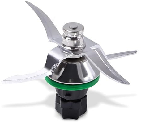 Xiciki Messer für Thermomix TM5 und Thermomix TM6, Ersatzklinge für Vorwerk Küchenmaschine,Zubehör für Thermomix messer TM5 TM6,Edelstahlklinge für Hacken und Mischen,Silberfarben