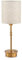OCEST Aufladbare Tischlampe, Akkubetrieben, Berührungssteuerung, Dimmbar, Kleine Akzentbeleuchtung für Zuhause, Küche, Terrasse, Esstisch (Antikes Messing-Leinen)